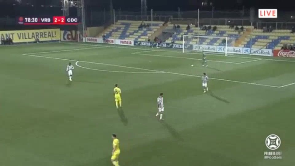 SPDRFEF Villarreal B Vs Castellon Nikita Iosifov Goal in 79 min, Score 3:2