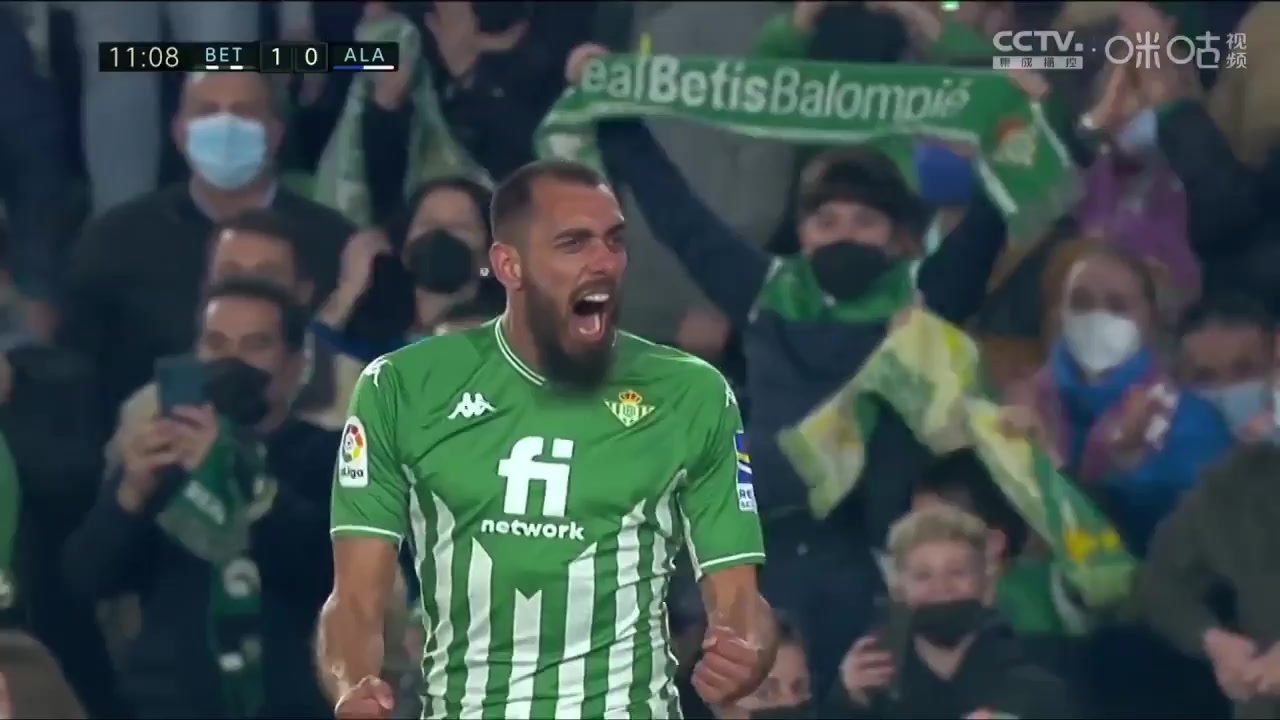 Laliga1 Real Betis Vs Alaves Borja Iglesias Quintas Goal in 10 min, Score 1:0