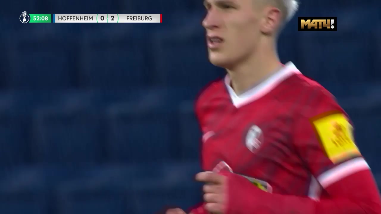 GERC TSG Hoffenheim Vs SC Freiburg 51 phút Vào, ghi bàn 1:2