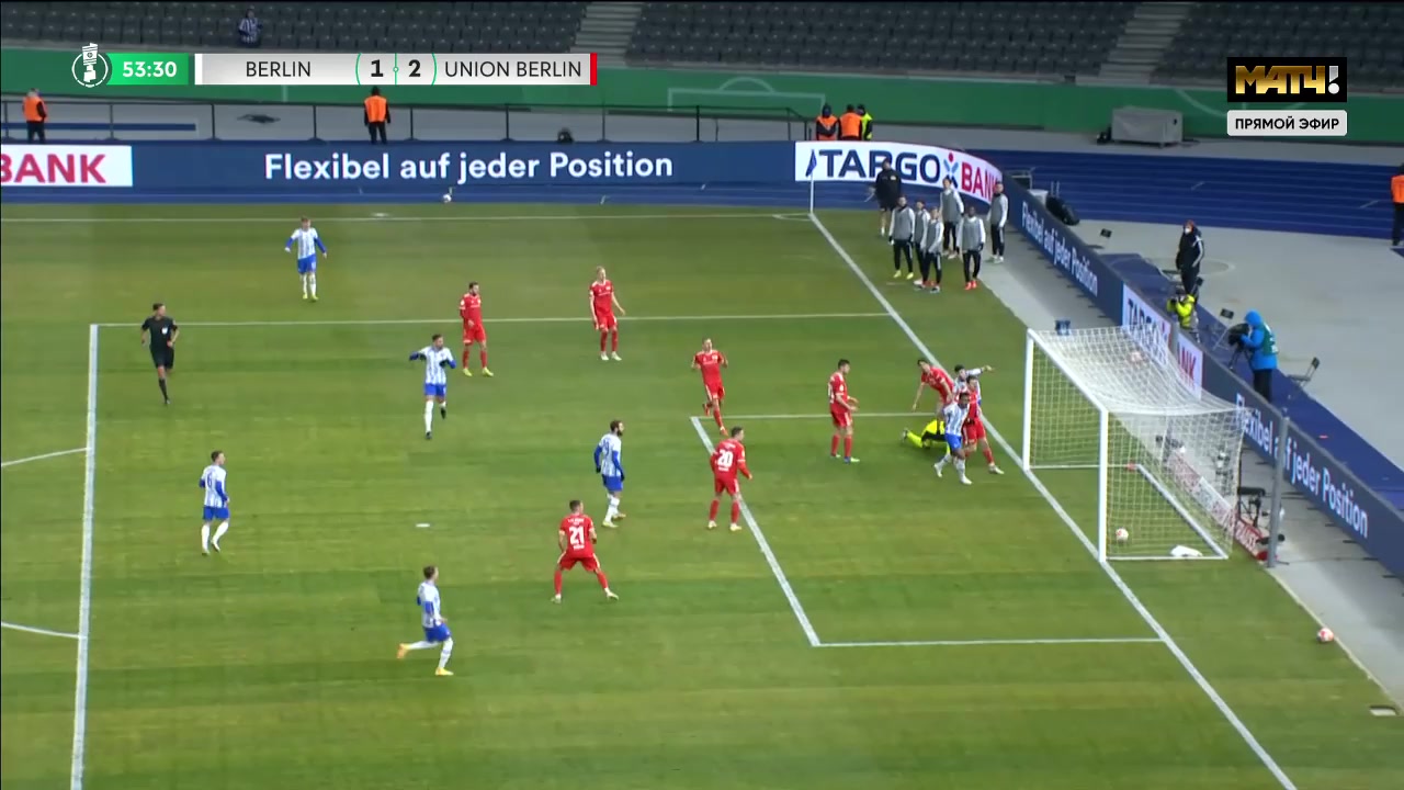 GERC Hertha Berlin Vs Union Berlin 54 phút Vào, ghi bàn 1:2