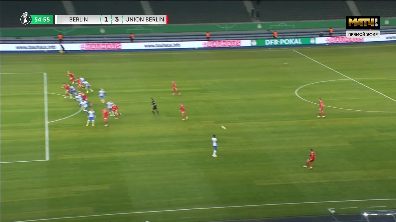 GERC Hertha Berlin Vs Union Berlin 56 phút Vào, ghi bàn 1:3