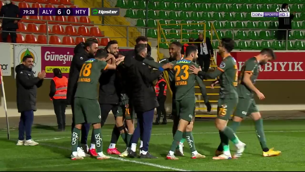 TUR D1 Alanyaspor Vs Hatayspor 79 phút Oguz AydinVào, ghi bàn 6:0