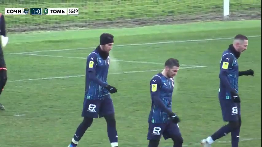 球会友谊 PFC索治(中) Vs 托木斯克 36分波波夫进球,比分2:0