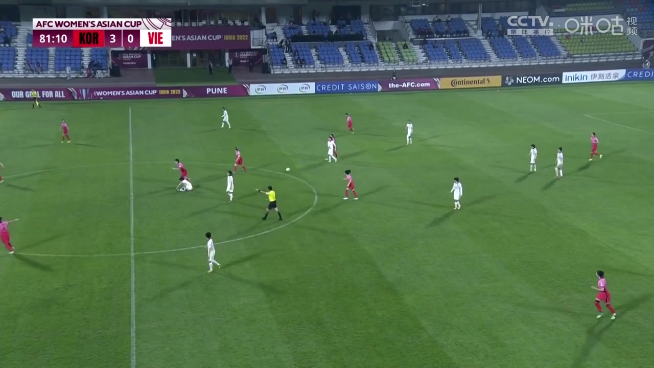 AFC W South Korea (w) Vs Vietnam (w) 81 phút Ji So YunVào, ghi bàn 3:0