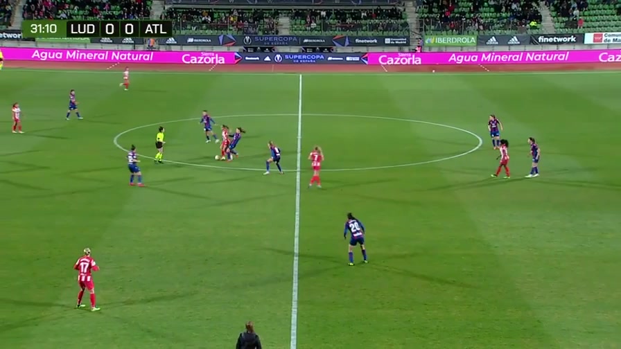 SSCW Levante UD (w) Vs Atletico de Madrid （w） Deyna Castellanos Goal in 31 min, Score 0:1