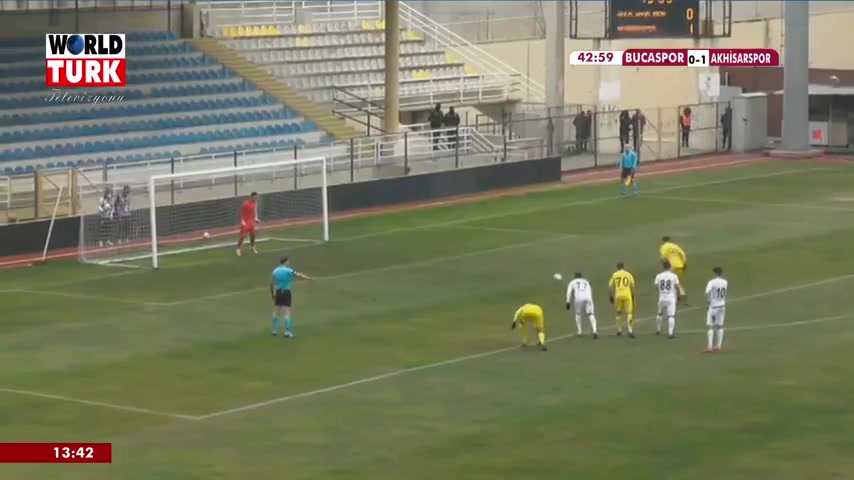 TUR D3 Bukaspor Vs Akhisar Bld.Geng Mehmet Fuat Gölbaşı Goal in 44 min, Score 1:1