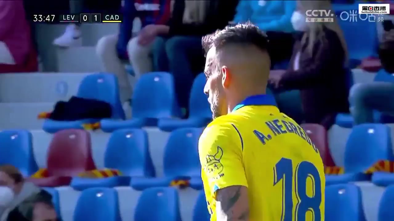 Laliga1 Levante Vs Cadiz 33 phút Alvaro Negredo SanchezVào, ghi bàn 0:1