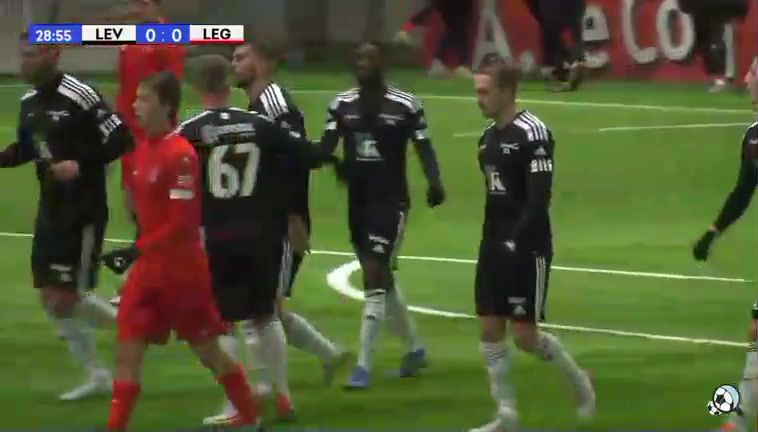 Est WT Levadia Tallinn Vs Tallinna JK Legion Frank Liivak Goal in 28 min, Score 1:0