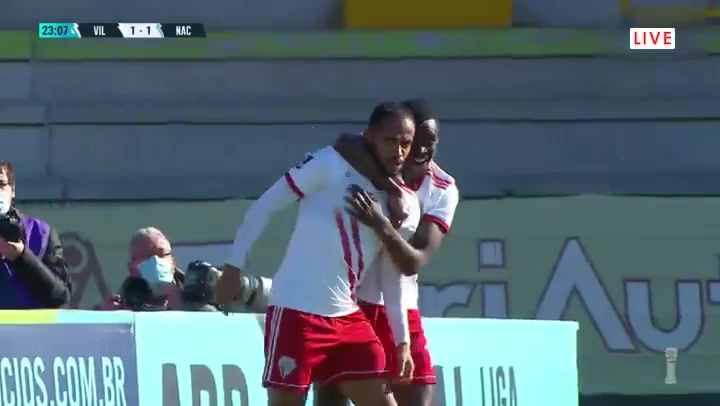 POR D2 Vilafranquense Vs Nacional da Madeira Leonardo Cordeiro De Lima Silva Goal in 23 min, Score 1:1