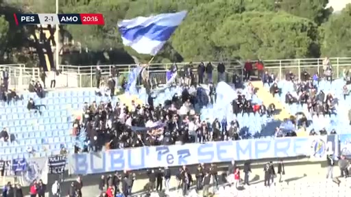 ITA C1 Pescara Vs Montevarchi Rauti Goal in 20 min, Score 2:1