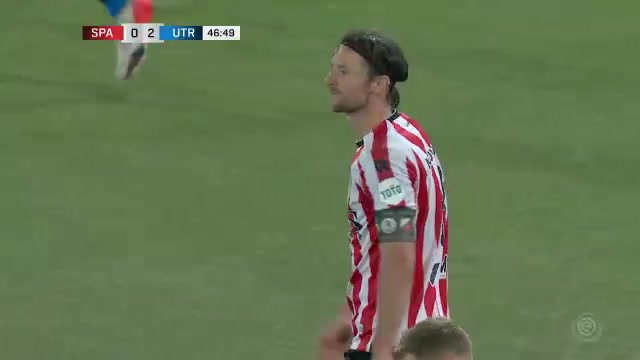 HOL D1 Sparta Rotterdam Vs FC Utrecht Mimoun Mahi Goal in 48 min, Score 0:2