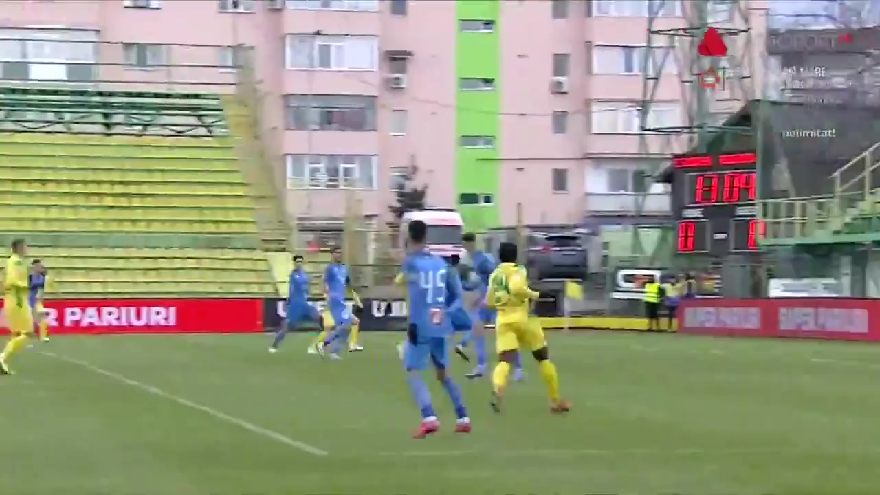 ROM D1 CS Mioveni Vs Academica Clinceni Ionut Radescu Goal in 12 min, Score 1:0