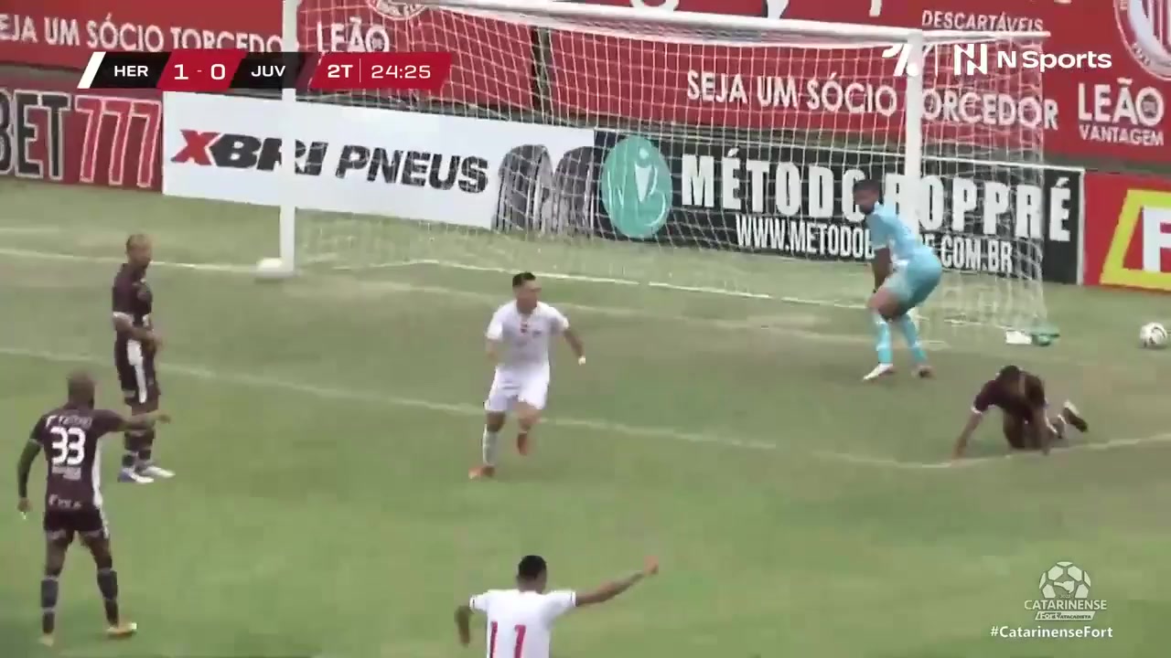 BRA CCD1 Hercilio Luz SC Vs Juventus SC  Goal in 69 min, Score 1:0