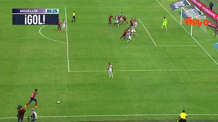 COL D1 Dep.Independiente Medellin Vs Deportes Tolima  Goal in 88 min, Score 1:0