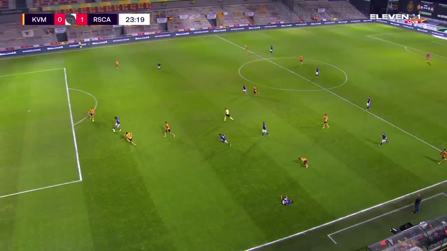 BEL D1 Mechelen Vs Anderlecht 22 phút Joshua ZirkzeeVào, ghi bàn 0:1