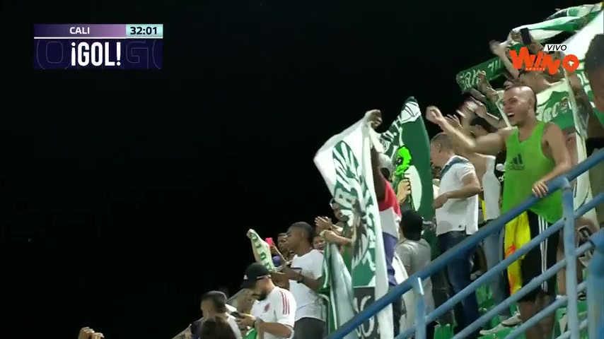 COL D1 Jaguares de Cordoba Vs Deportivo Cali 32 phút Vào, ghi bàn 0:1