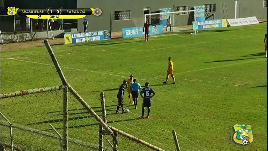 BRA DF Brasiliense Vs Paranoa EC  Goal in 85 min, Score 1:1