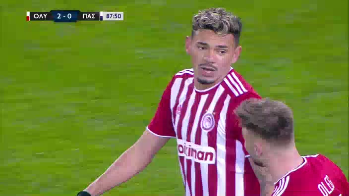 32 Olympiakos Piraeus Vs Pas Giannina 87 skor gol Francisco das Chagas Soares dos Santos, skor 2:0