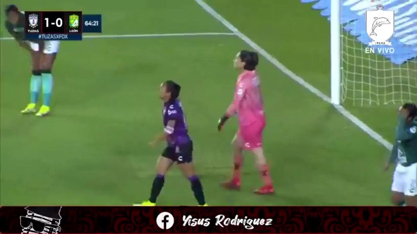 Mex MFW Pachuca (w) Vs Leon (W)  Goal in 64 min, Score 2:0