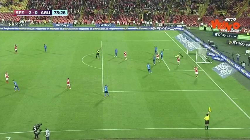 COL D1 Independiente Santa Fe Vs Aguilas Doradas 78 phút Vào, ghi bàn 3:0