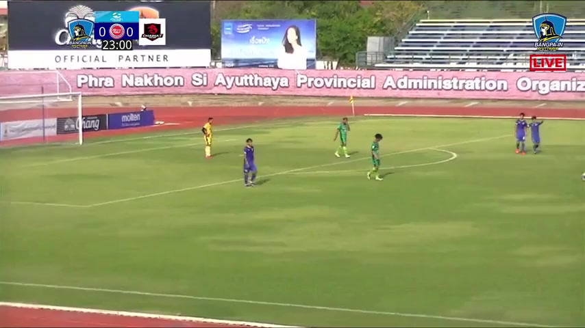 1500 Ayutthaya FC Vs Chainat United 23 skor gol , skor 1:0