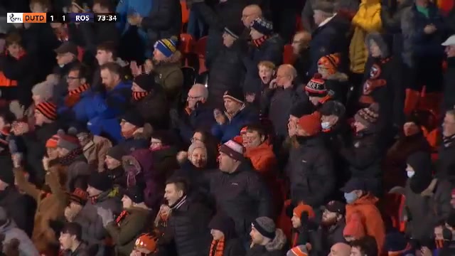 SCO PR Dundee United Vs Ross County  Goal in 74 min, Score 1:1