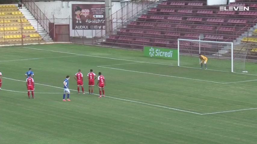 BRA SPB Audax Sao Paulo Vs Sao Bento Denis Neves Goal in 51 min, Score 0:1