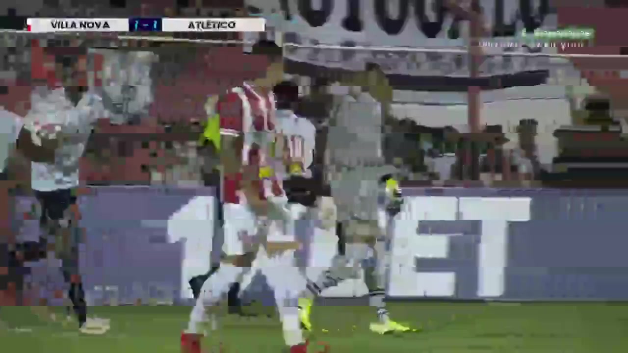 BRA MG Villa Nova-MG Vs Atletico Mineiro  Goal in 89 min, Score 1:1