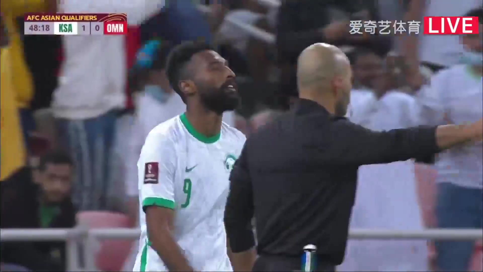 FIFA WCQL Saudi Arabia Vs Oman 48 phút Firas Al-BuraikanVào, ghi bàn 1:0