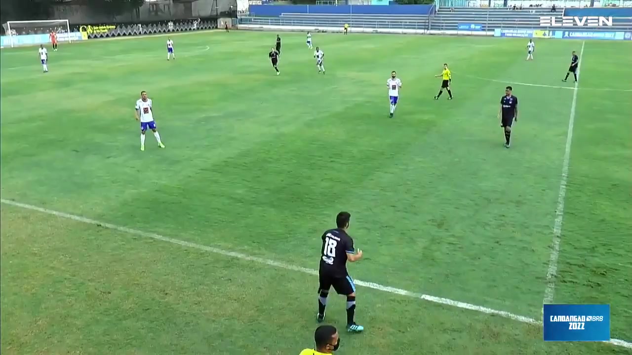 BRA DF CA Taguatinga DF Vs AA Luziania Lila Goal in 48 min, Score 2:2