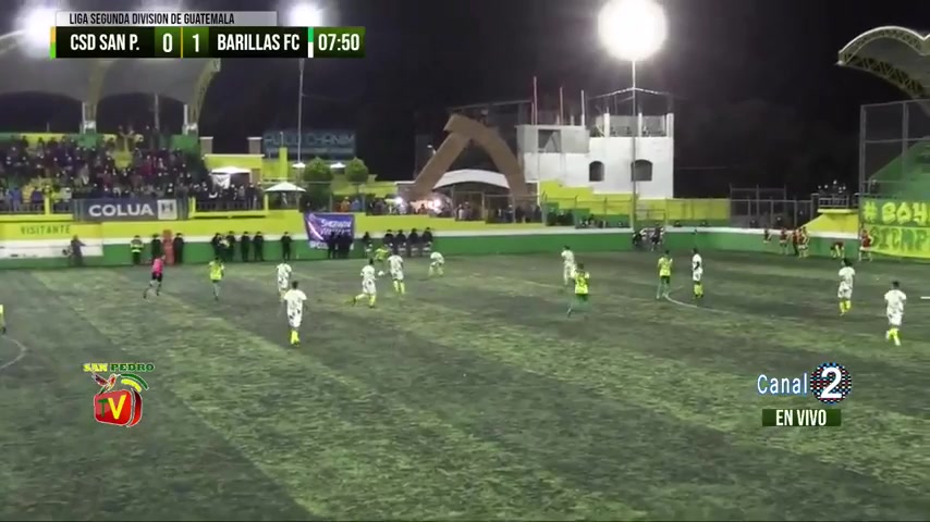 GTM L4 CSD San Pedro Vs Barillas FC  Goal in 53 min, Score 1:1