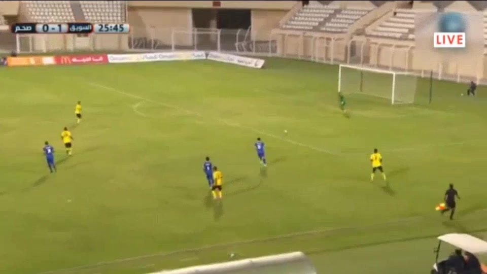 OMA PL Al-Suwaiq Vs Saham  Goal in 26 min, Score 1:0