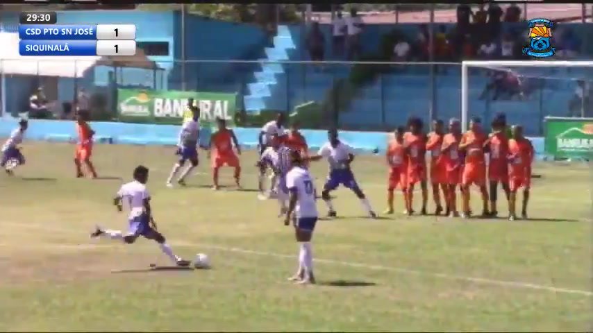 GUA D2 Puerto San Jose Vs Siquinala FC  Goal in 28 min, Score 1:1