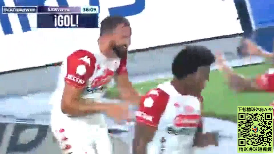 COL D1 America de Cali Vs Independiente Santa Fe 35 phút Henry Matias MierVào, ghi bàn 0:2