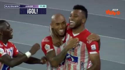 COL D1 Atletico Junior Barranquilla Vs Aguilas Doradas 11 phút Vào, ghi bàn 1:0