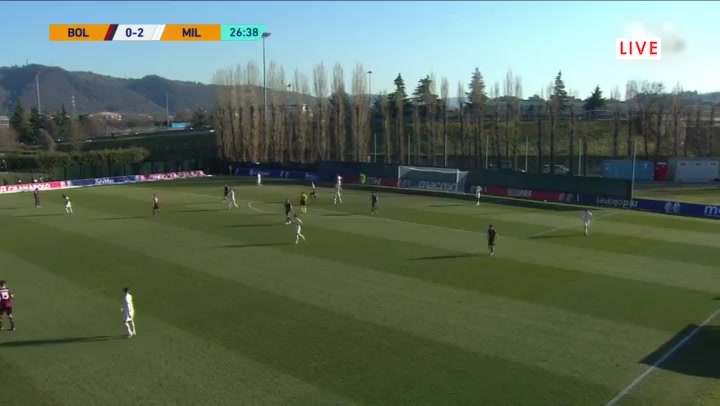 ITA YTHL Bologna U20 Vs AC Milan U20 26 ทำประตู  ประตู, ทำคะแนน 1:2