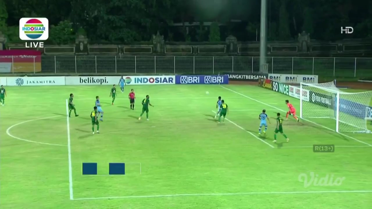 IDN ISL Persela Lamongan Vs Persebaya Surabaya Rahel Radiansyah Goal in 30 min, Score 1:1