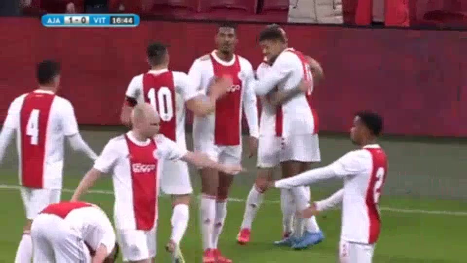 HOLC AFC Ajax Vs Vitesse Arnhem 15 phút Antony Matheus dos SantosVào, ghi bàn 1:0