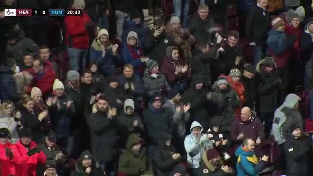 29 Heart of Midlothian Vs Dundee 20 skor gol Ellis Simms, skor 1:0