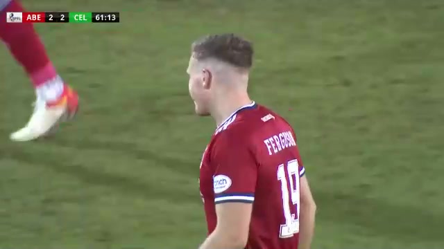 SCO PR Aberdeen Vs Celtic FC  Goal in 61 min, Score 2:2