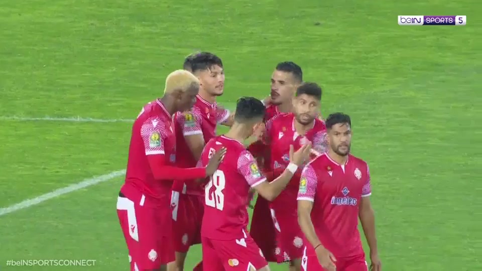 CAF CL Wydad Casablanca Vs Sagrada Esperanca Achraf Dari Goal in 45+ min, Score 1:0