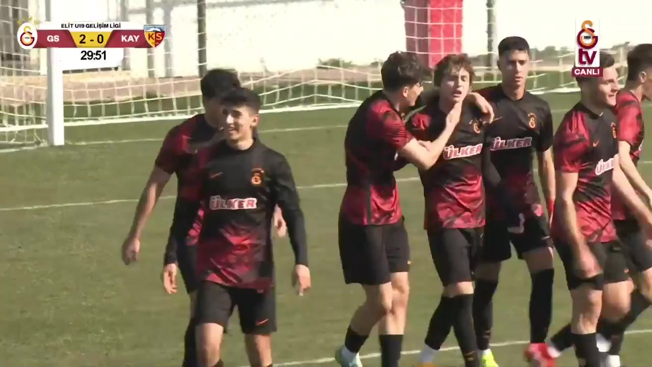 TUR U19 Galatasaray U19 Vs Kayserispor U19  Goal in 29 min, Score 2:0