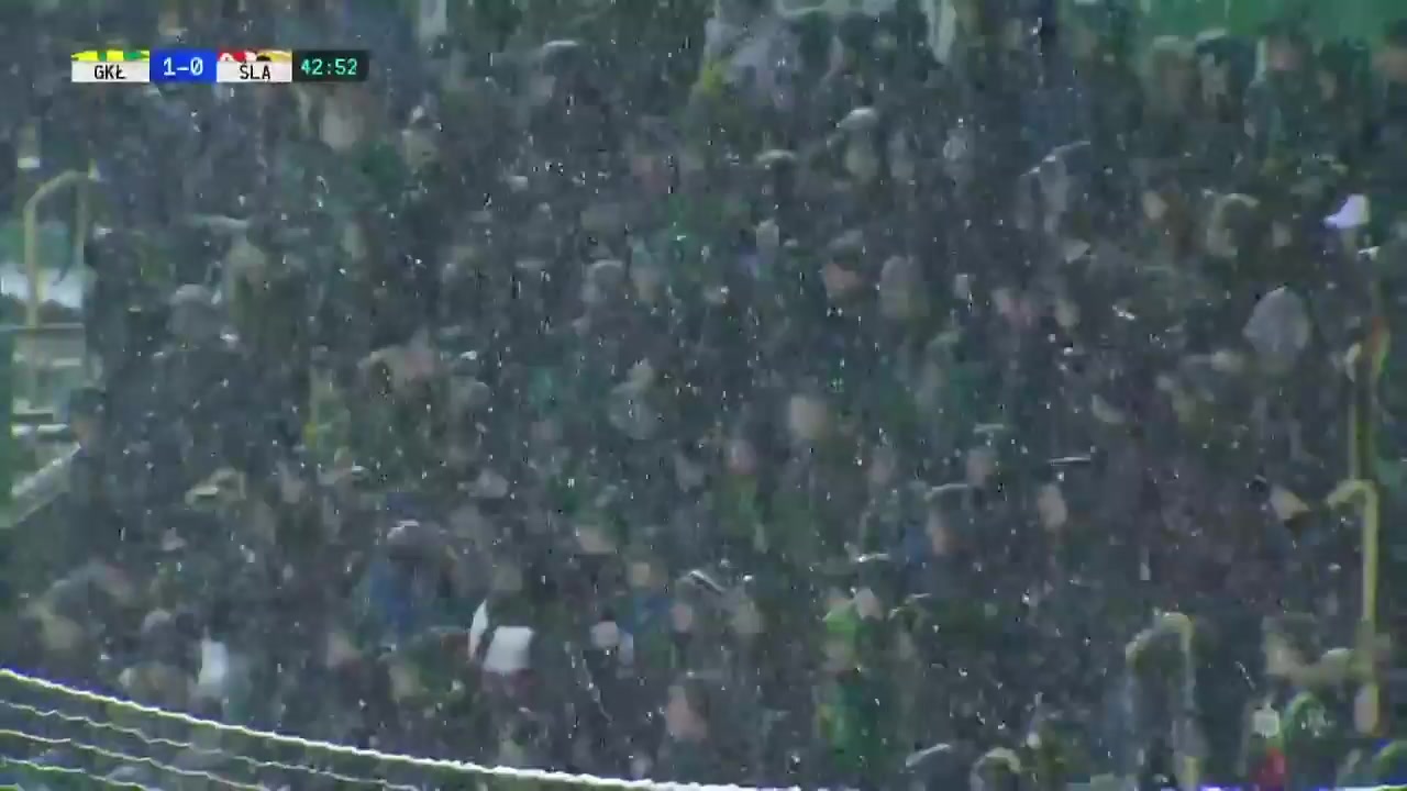 POL PR Gornik Leczna Vs Slask Wroclaw Víctor Garcia Marin Goal in 42 min, Score 1:0