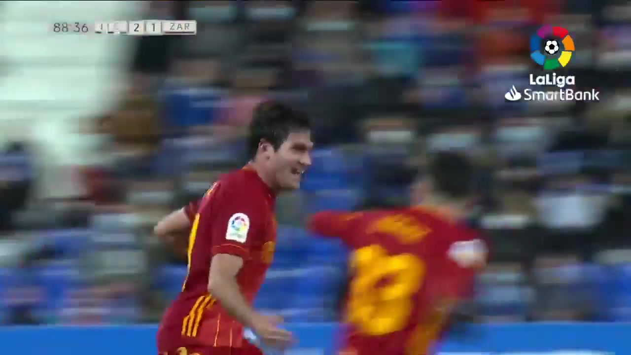 SPA D2 Leganes Vs Real Zaragoza  Goal in 88 min, Score 2:1