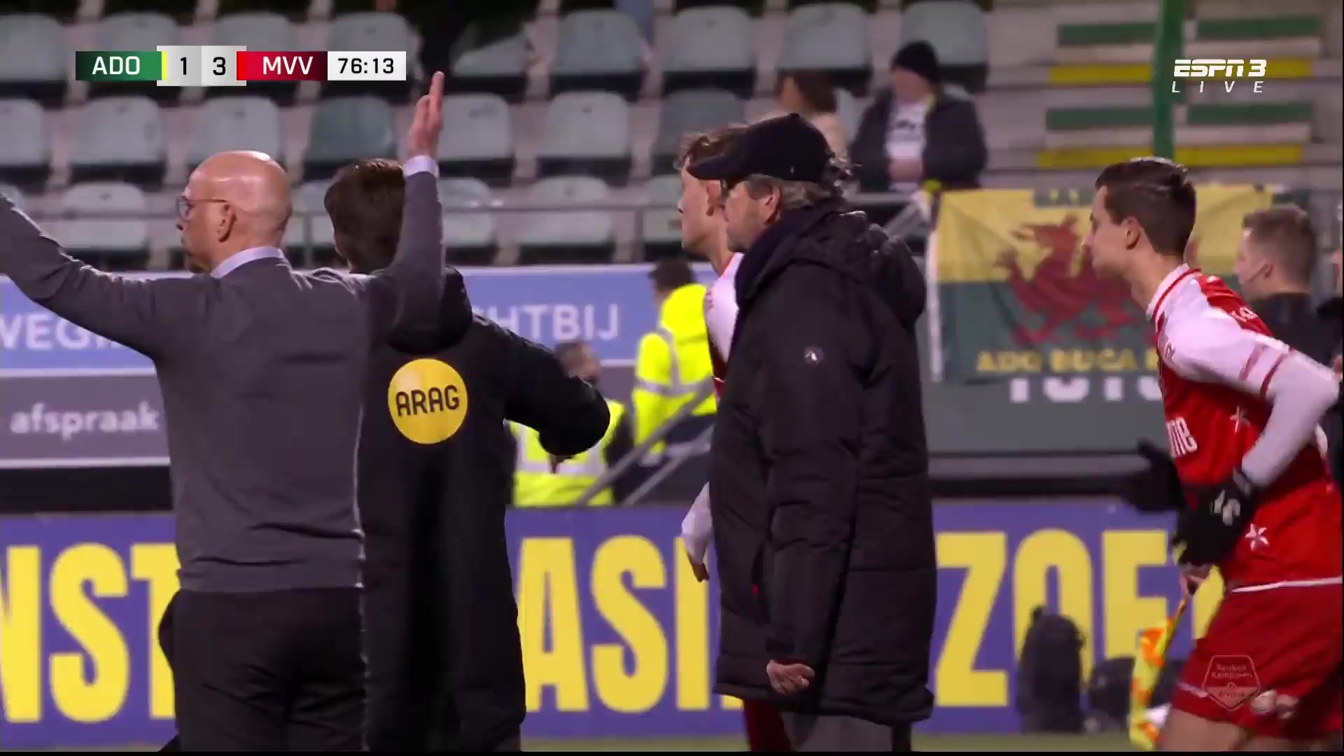 HOL D2 ADO Den Haag Vs MVV Maastricht 76 phút Marius van MilVào, ghi bàn 2:3