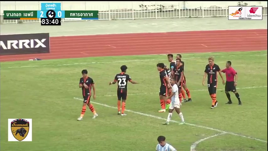 THA L3 Bangkok Vs Royal Thai Air Force FC  Goal in 85 min, Score 3:0