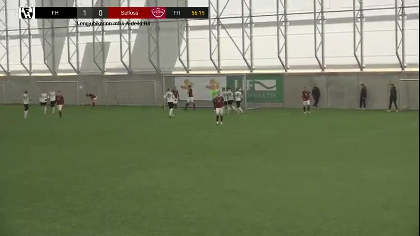 ICE LC Hafnarfjordur Vs UMF Selfoss  Goal in 56 min, Score 2:0