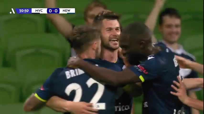 AUS D1 Melbourne Victory Vs Newcastle Jets 39 phút Vào, ghi bàn 1:0