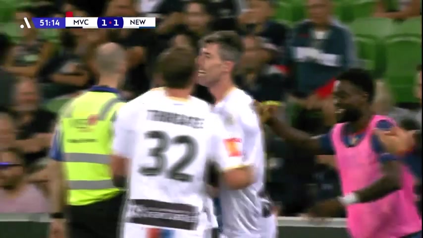 AUS D1 Melbourne Victory Vs Newcastle Jets 51 phút Vào, ghi bàn 1:1