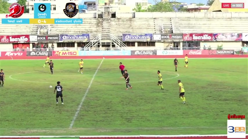 THA L3 Chanthaburi FC Vs Kabin United  Goal in 74 min, Score 0:4